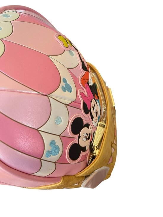 Loungefly MIckey Mouse & Friends Hot Air Balloon Mini Backpack Pluto Goofy NWT